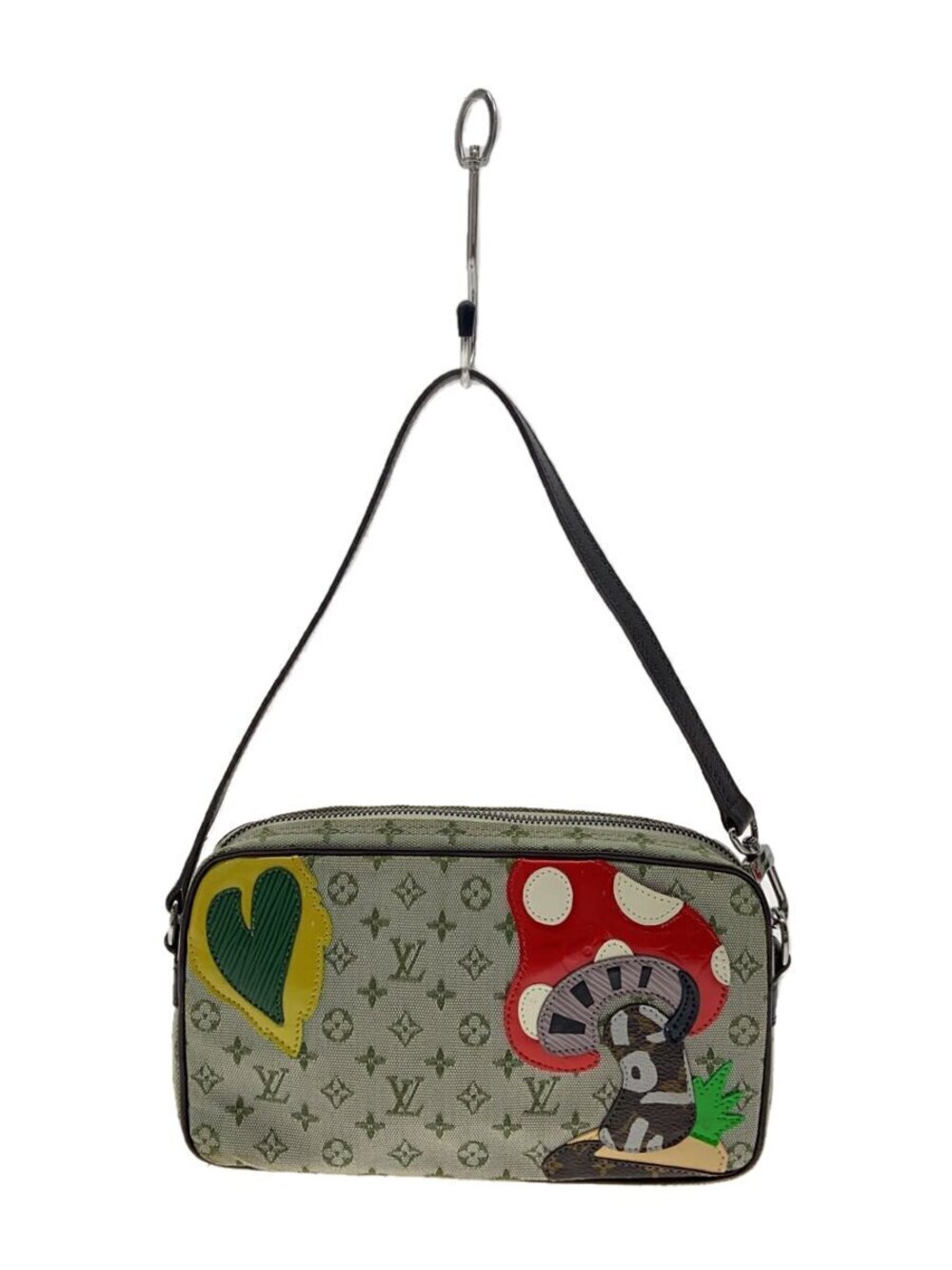 LOUIS VUITTON Pochette Contes de Fes Monogram Green Canvas Gray Monogram
